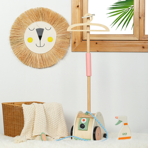 En gros, Jouets de jeu de rôle en bois pour enfants, comprenant une <span class=keywords><strong>machine</strong></span> à repasser les vêtements et des accessoires de ménage miniature - Product Image 3