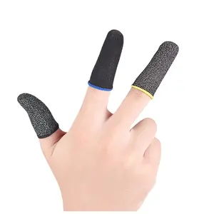 Housse pour les doigts de jeu, accessoire pour la main, couvre-doigt auxiliaire, Fiber conductrice, cuivre, argent, Dimension carbone, manches