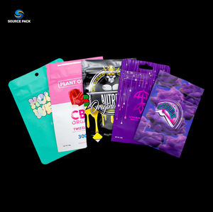 3 साइड सील एल्यूमीनियम पन्नी कैंडी गमी खाद्य पैकेजिंग पाउच खाद्य फ्लैट प्लास्टिक जिपर मायलर बैग - Product Image 6