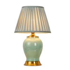 European Style Simple Modern Warm Creative Romantic <b>Bedside</b> Lamp for Bedroom Ceramic American Style <b>Bedside</b> Table AC Power - Product Image 3
