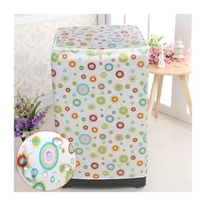 Waterproof cover dustproof PVC washing machine cover with various designs