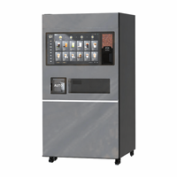 Fabricant de distributeurs automatiques de boissons intelligents 3-en-1 ODM sans surveillance, café frais, thé, boissons gazeuses, distribution et scellage automatiques de gobelets, écran LCD 32''