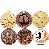 Medalla Deportiva de Fútbol 3D Personalizada de Esmalte Dorado, Trofeo de Campeones, Técnica de Fundición de Metal, Troquelado, Impresión y Grabado Artesanal