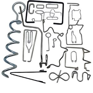 Tùy chỉnh dây mùa xuân chế tạo hình thành dây thép không gỉ uốn đồng nhôm sản xuất kim loại chính xác 3D dây uốn - Product Image 1