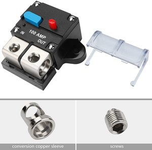 100A 200A 250A 300A disjoncteur 12V 24V 48V <span class=keywords><strong>voiture</strong></span> camion fusible réarmable disjoncteur interrupteur à fusible automatique auto récupération - Product Image 5