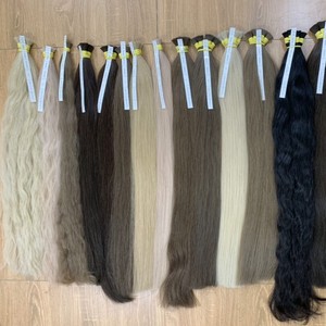 Cheveux de couleur de texture de tendance naturelle légère en vrac en gros 15 ans d'approvisionnement en cheveux humains russes de haute qualité du Vietnam - Product Image 3