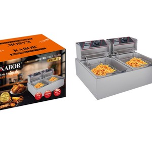 Kabor Electric Deep Fryer Stainless Steel Single <b>Stove</b> Commercial Household Use - Product Image 2