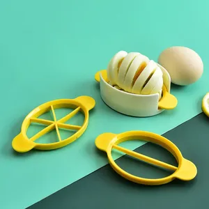 1pc 3-in-1 <b>Egg</b> Slicer Creative <b>Plastic</b> Multi-functional Kitchen Tool <b>Egg</b> Cutter - Product Image 5