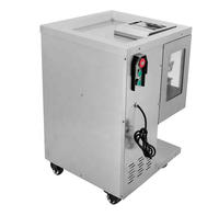 Déchiqueteuse de viande automatique commerciale à double couteau en une étape en acier inoxydable facile à démonter