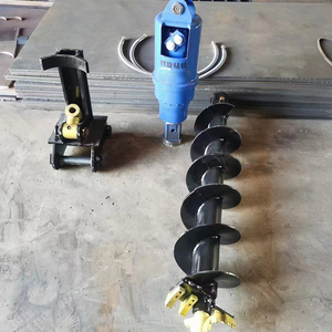 Hydraulic Earth <strong>Drill</strong> Excavator Machine Digger <strong>Auger</strong> Screw Pile Driver Ground Screw <strong>Drilling</strong> for Sale - Product Image 4