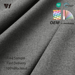 Rideaux occultants modernes en polyester 100 % occultant, isolants et confortables pour le sommeil, pour fenêtres, style OEM&ODM - Product Image 2