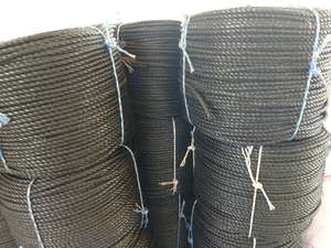 Cường độ cao <span class=keywords><strong>3</strong></span> SỢI XOẮN 200 sân quanh co 6mm-12mm HDPE PP nylon màu xanh linh hoạt đóng gói dây thừng cordage 8mm bao gồm - Product Image 6