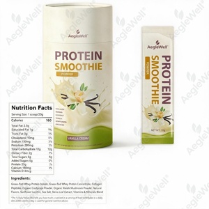 Batido de Proteína con Crema de Vainilla, Colágeno y Adaptógenos, Mezcla de Plátano y Coco en Polvo para el Bienestar, Venta al por Mayor de Marca Privada - Product Image 6