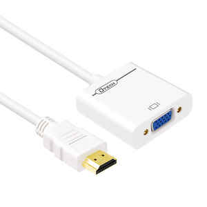 <span class=keywords><strong>Cavo</strong></span> adattatore DTECH HD HD <span class=keywords><strong>hdmi</strong></span> <span class=keywords><strong>maschio</strong></span> singolo a vga <span class=keywords><strong>femmina</strong></span> in cavi audio e video chip plug and play in-set - Product Image 1