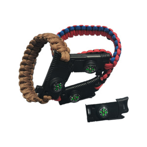 Multifunctional Backpack Buckle With Compass Knife Flint Whistle Black Compact Survival Gear 6.3x3.3 Cm YY-0040 - Product Image 5