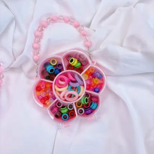 Mylulu Cadeau pour les filles de la maternelle dans une boîte-cadeau Accessoire pour cheveux pour filles Perles Diy Set Hair Clip and Headpiece with Hanger - Product Image 2