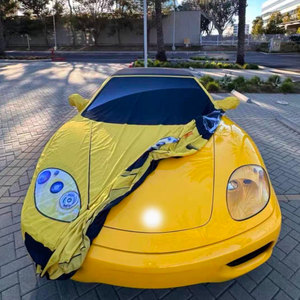 <span class=keywords><strong>Funda</strong></span> Elástica <span class=keywords><strong>para</strong></span> Coche de Alta Elasticidad <span class=keywords><strong>para</strong></span> Interiores, a Prueba de Polvo y Antiarañazos, con Logotipo Personalizado <span class=keywords><strong>para</strong></span> Exposiciones de Automóviles, Venta al por Mayor - Product Image 3