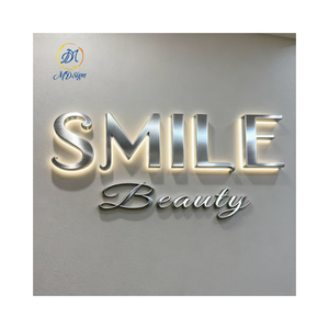 Sáng 3D LED thư tùy chỉnh Backlit kênh thư dấu hiệu quảng cáo ngoài trời ánh sáng lên tường biểu tượng kinh doanh ánh sáng dấu hiệu cho ngoài trời - Product Image 2