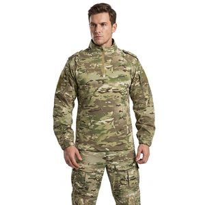 Conjunto de Uniforme Táctico de Camuflaje Multicam SF40, Camisa y Pantalones Transpirables de Manga Larga, Traje de Entrenamiento para Exteriores para Todas las Estaciones, Venta al por Mayor - Product Image 1