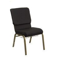 Chaise d'église en métal d'occasion personnalisée, fournie par l'usine, pour auditorium