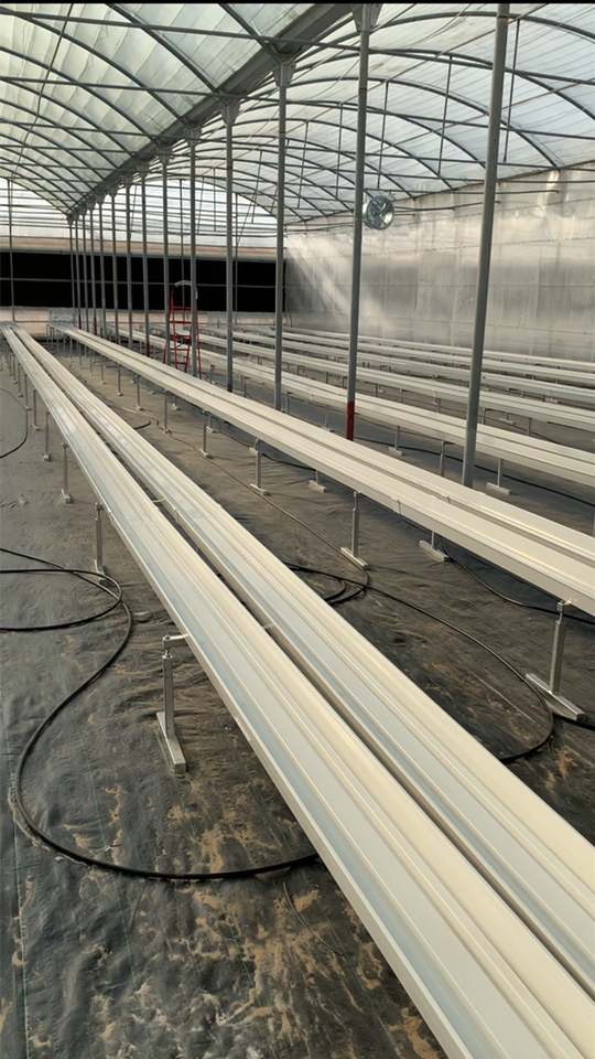 Virgin PVC Greenhouse Substrate Grow Gutter Hydroponic Cultivation ...