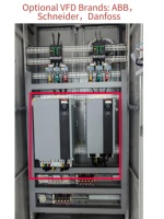 Panel de Control de Motor, Gabinete de Control de Bomba VFD, Suministro de Agua a Presión Constante, Controles Industriales PID