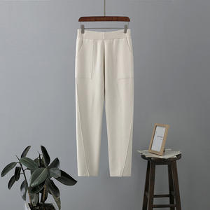 Mid-Waisted Knitted Crystal <strong>Harem</strong> <strong>Pants</strong> Women Autumn Winter New Loose Slimming Wool-Lined Nylon/Cotton Carrot <strong>Pants</strong> <strong>Pants</strong> - Product Image 3