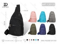 Borsa da petto in nylon unisex, casual, resistente, con chiusura a cerniera, per uso quotidiano, per tutte le stagioni - Product Image 3