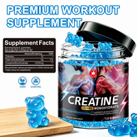 Gummies de Créatine Monohydrate en Gros 1250mg pour la Croissance Musculaire, Énergie Pré-Entraînement, Supplément Masticable, OEM ODM Marque Privée