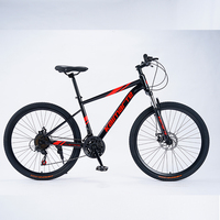 Chine usine vend vélo en alliage d'aluminium matériel montagne DOUBLE FREIN À DISQUE vélos 21 vitesses 26 pouces vtt vélo à bas prix