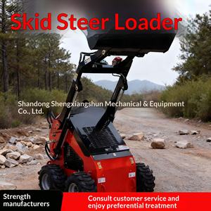 Minicargadora Multifuncional con Ruedas Pequeñas para Cría, Limpieza, Ingeniería, Camiones, Construcción y Bulldozers - Product Image 5