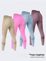 Leggings de yoga taille haute sans coutures pour femme, effet galbant fessier, en nylon et élasthanne, anti-transpiration, best-seller