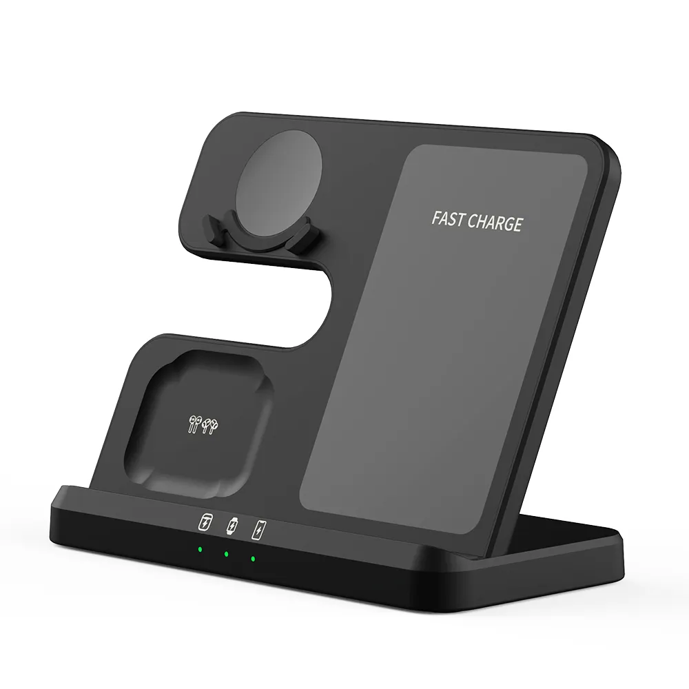 30W 3 In 1 Wireless Charger Stand Fast Charging Dock Station for Samsung Z Fold 3 S21 S20 Galaxy Watch 5 4 3 Active 2 S3 S4 Buds