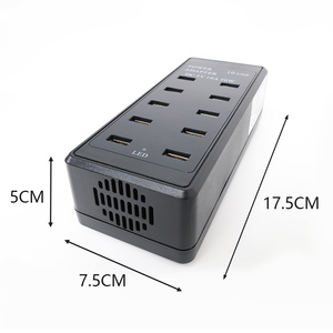 Station <span class=keywords><strong>de</strong></span> charge USB 10A 50W <span class=keywords><strong>Chargeur</strong></span> <span class=keywords><strong>de</strong></span> bureau en plastique pour <span class=keywords><strong>MacBook</strong></span> <span class=keywords><strong>Pro</strong></span> iPhone Samsung - Product Image 4