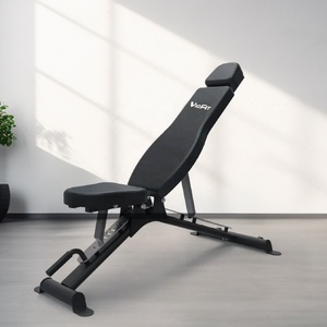 Banco de <span class=keywords><strong>Ejercicios</strong></span> Multifuncional VIGFIT Comercial, Plegable, de Acero y Material PU, con Peso Ajustable, para <span class=keywords><strong>Ejercicios</strong></span> de Sentado, Plano, Inclinado y Declinado - Product Image 1