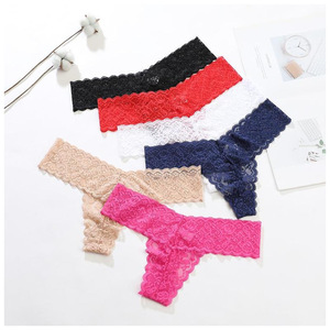 Intimo donna esclusivo di alta qualità perizoma Sexy in pizzo <span class=keywords><strong>Sexi</strong></span> mutandine da donna mutandine da ragazza Sexy, stile lolita per Bikini da donna - Product Image 1