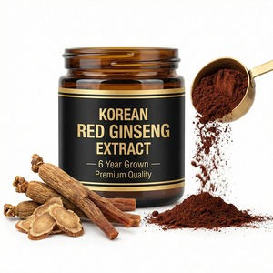 Extrait Herbal Naturel de Ginseng Rouge Coréen, Racine de 6 Ans, Teneur Élevé<span class=keywords><strong>e</strong></span> en Ginsénosides, Poudre 10:1-50:1, Stimulant du Qi, Nourrissant pour le Sang - Product Image 1