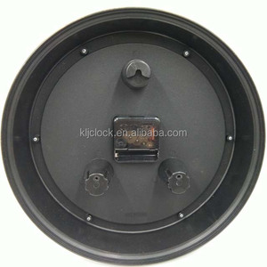 Horloge murale circulaire simple en plastique de haute qualité pour la décoration de la maison, <span class=keywords><strong>cadran</strong></span> <span class=keywords><strong>numérique</strong></span> romain en papier, 11 pouces - Product Image 4
