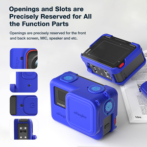 Kit de protection d'appareil photo en silicone AMagisn, étui de protection d'appareil photo, cache-objectif, 2 sangles compatibles avec <span class=keywords><strong>Insta</strong></span> 360 Ace Ace Pro - Product Image 1