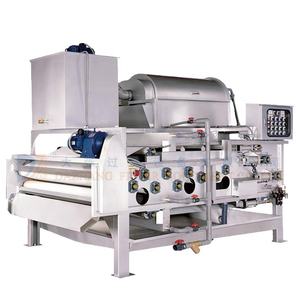 Yağ Çamuru Filtrasyon Arıtma Tesisi için Tamamen Paslanmaz Çelik Sürekli Çalışan Bantlı Filtre Pres Makinesi - Product Image 6