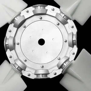 Ventilateur en plastique à flux axial du fabricant OEM avec 4 pales en nylon pour compresseurs d'air - Product Image 2