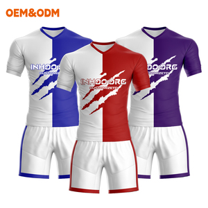 Set di uniformi da calcio con stampa a sublimazione personalizzata diretta in fabbrica Jersey Design personalizzato per la vendita all'ingrosso - Product Image 5