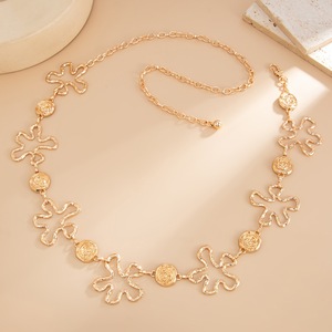 <b>Gold</b> Plated Flower Waist <b>Chain</b> Women Body Jewelry 115cm Sexy Beach <b>Belt</b> - Product Image 4