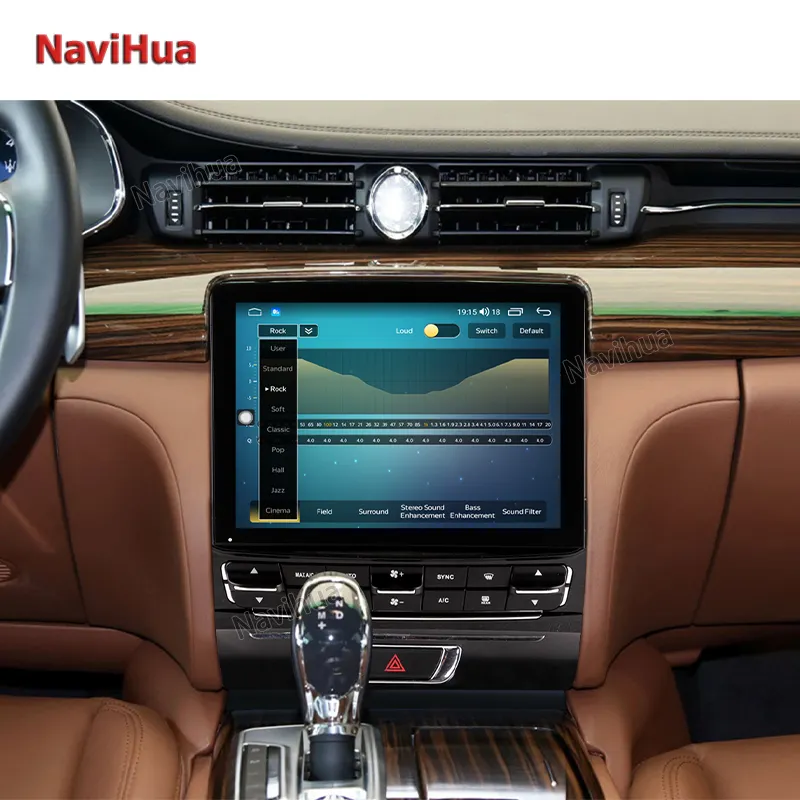 NaviHua Touch Screen Android Car Radio Car GPS Navigation Multimedia Video Player For Maserati Quattroporte 2016- 2020 Carplay