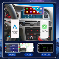Système multimédia de voiture sans fil Android AUTO CarPlay avec écran 8,8 pouces pour AUDI A6 C6 2005-2011, lecteurs vidéo de voiture, GPS NAVI, stéréo