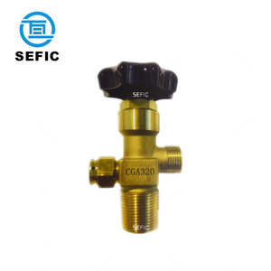 Válvula CGA para cilindro de gas de oxígeno/argón/co2/hidrógeno/helio, válvula de cilindro de co2 de alta calidad - Product Image 2
