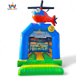 Offre Spéciale : Mini Château Gonflable Hélicoptère de Qualité Commerciale pour Enfants, Idéal pour les Fêtes de Tout-Petits et les Jeux en Extérieur - Product Image 2