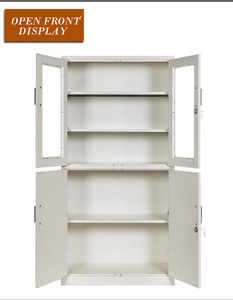 Offre spéciale Mobilier d'hôpital Armoires de rangement à 4 <span class=keywords><strong>portes</strong></span> Armoires de rangement en métal <span class=keywords><strong>Armoire</strong></span> de <span class=keywords><strong>pharmacie</strong></span> de laboratoire - Product Image 3