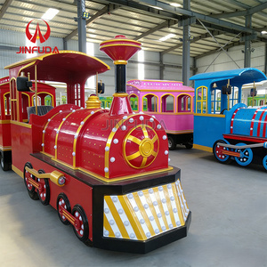 Kids Amusement <strong>Train</strong> Ride Mini Electric Motor Battery Trackless <strong>Train</strong> Indoor/<strong>Outdoor</strong> for Malls - Product Image 5
