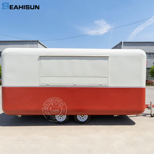 Cuisine moderne complète camion alimentaire mobile fourgonnette deuxième échantillon main BBq Pizza chariot de crème glacée fabriqué en aluminium durable en fibre de verre restauration rapide - Product Image 3